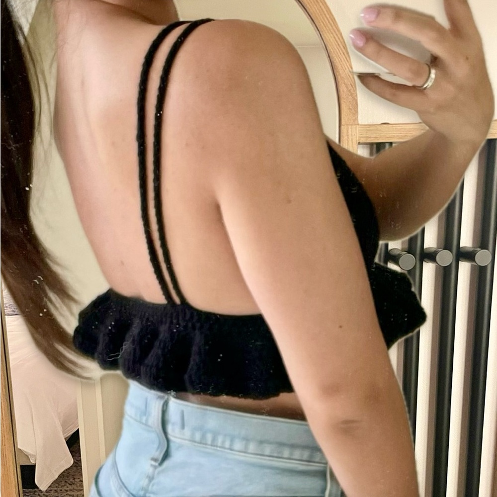 Crochet Ruffle Top - Picture 2 of 3